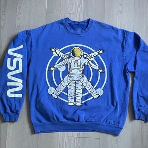 Kid Cudi x NASA man on the moon crewneck sweatshirt